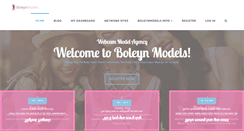 Desktop Screenshot of boleynmodels.com