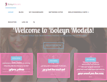 Tablet Screenshot of boleynmodels.com